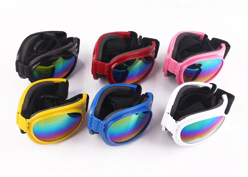 Gafas de sol acolchadas ajustables para perros