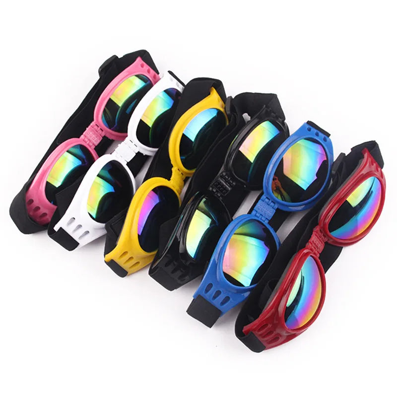 Gafas de sol acolchadas ajustables para perros