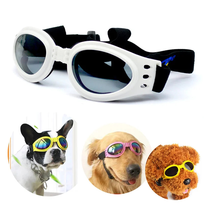 Gafas de sol acolchadas ajustables para perros
