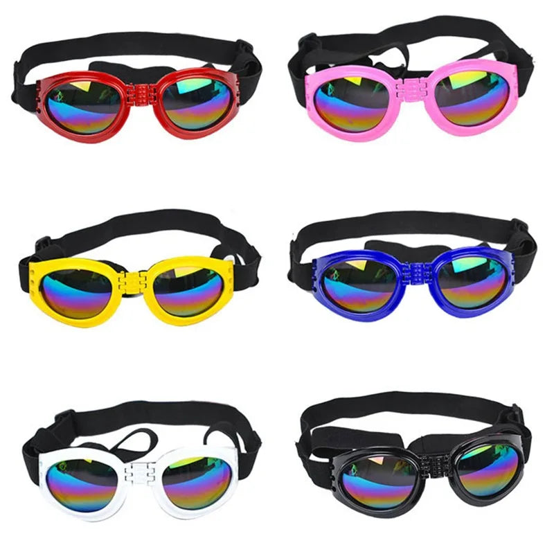 Gafas de sol acolchadas ajustables para perros