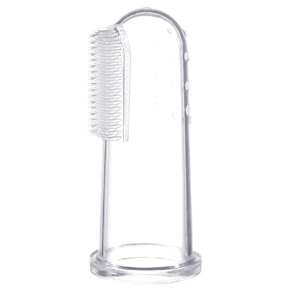 Cepillo Dental de Silicona para Mascotas
