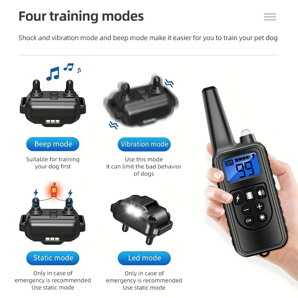 Collar de Entrenamiento Eléctrico para Perros