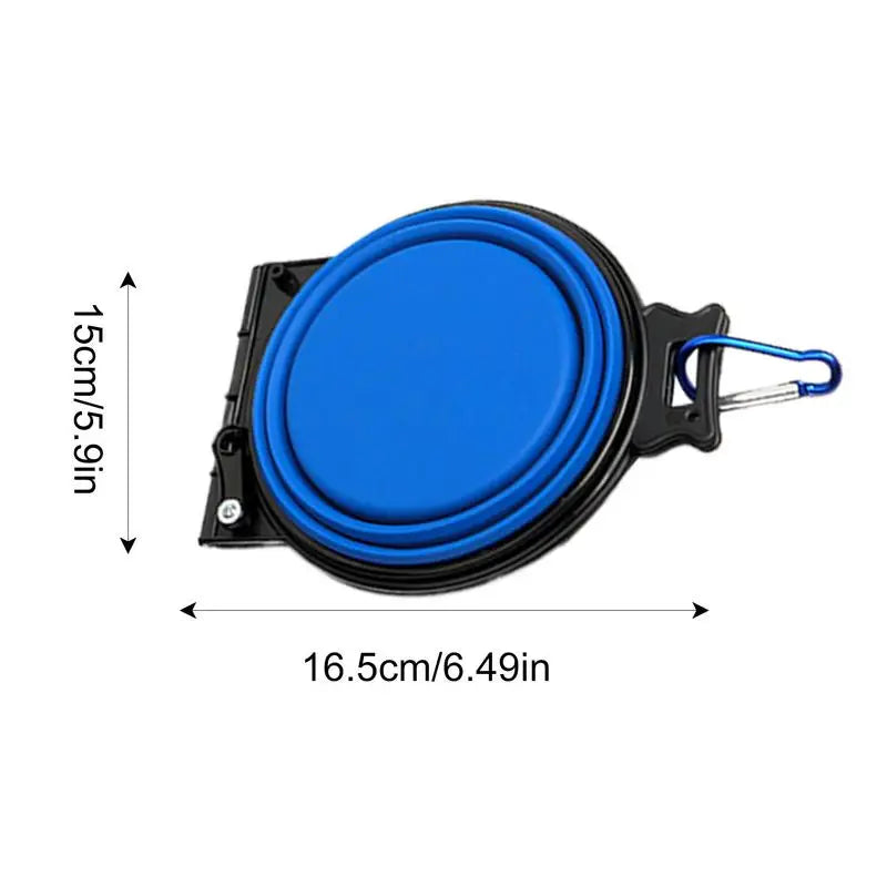 Cuenco Plegable Doble para Mascotas