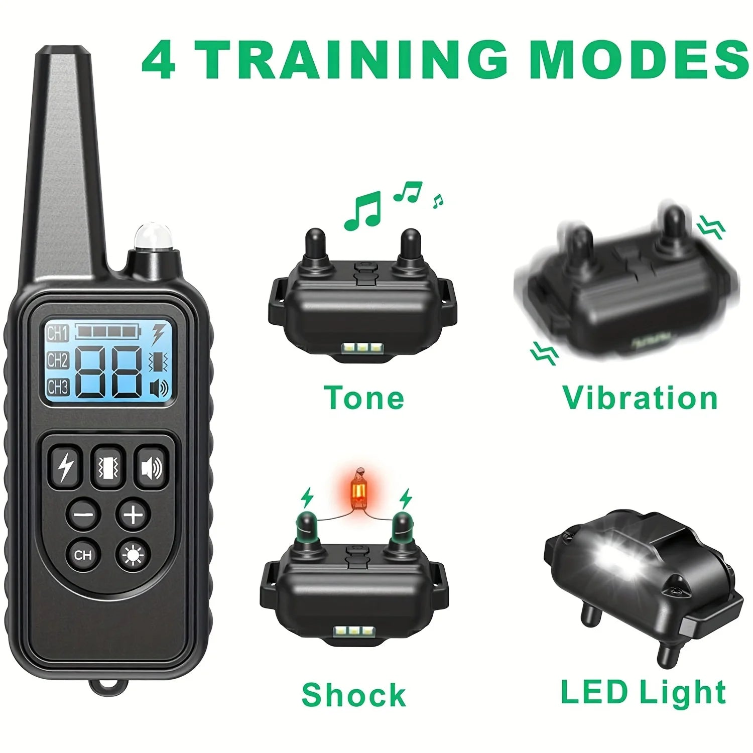 Collar de Entrenamiento Eléctrico para Perros