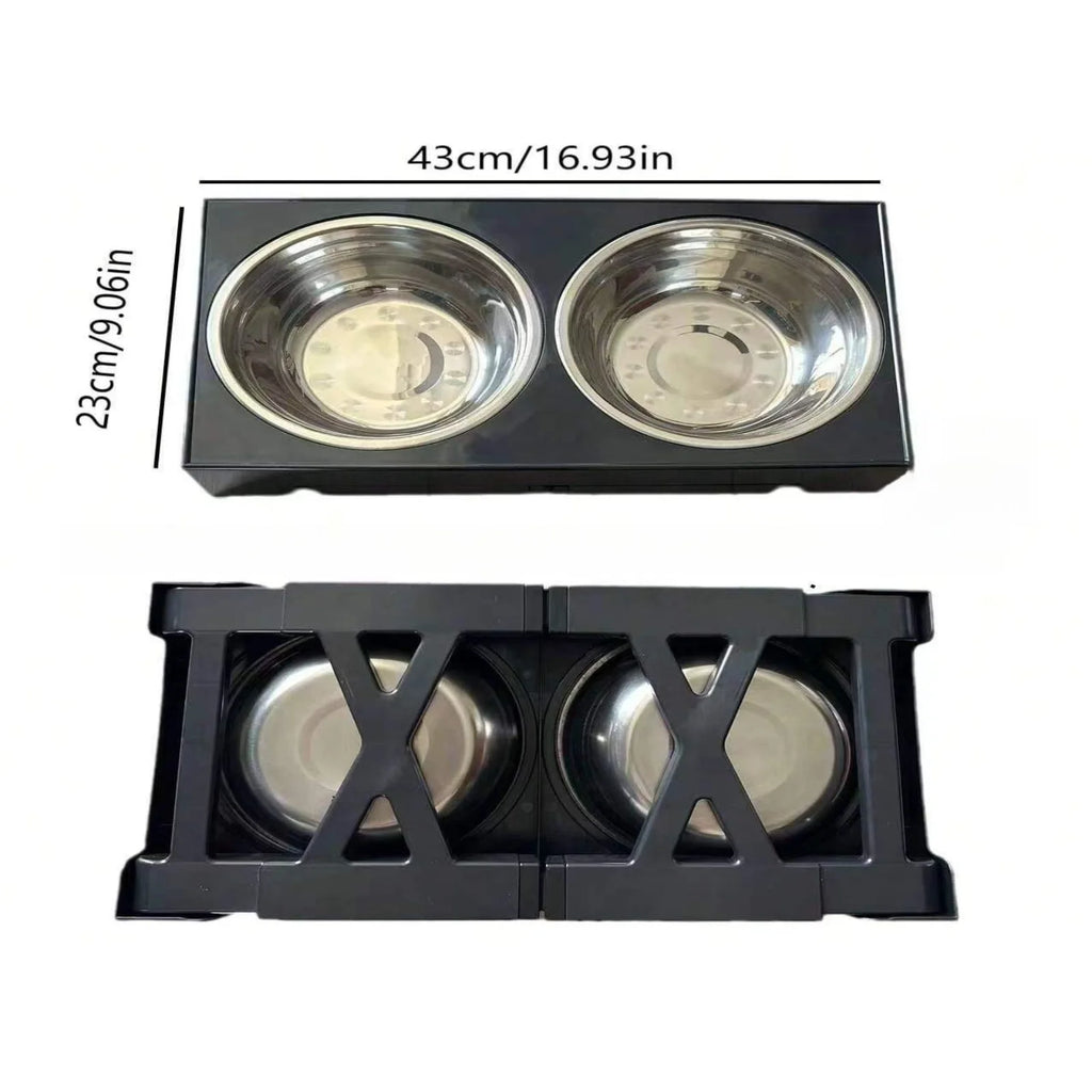 Comedero Elevado Ajustable con Sistema Slow Feeding